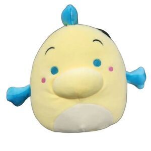 Disney The Little Mermaid Flounder Squishmallow - 7 inch
